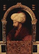 Gentile Bellini Sultan Mehmed II oil